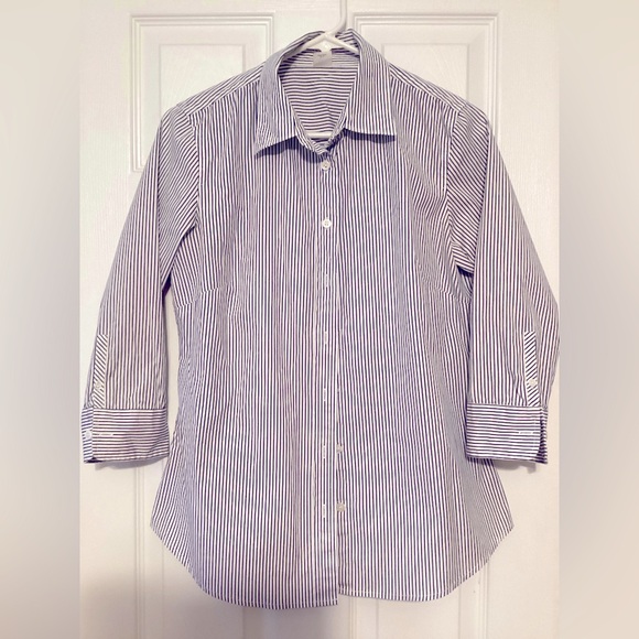J.Crew Women’s Button Down Striped Blouse - Picture 1 of 6